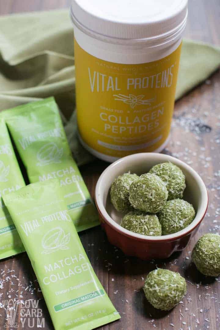 Keto Matcha Protein Balls