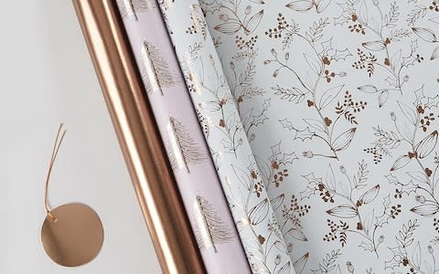 Matalan Metallic Gift Wrap  - Credit: Matalan