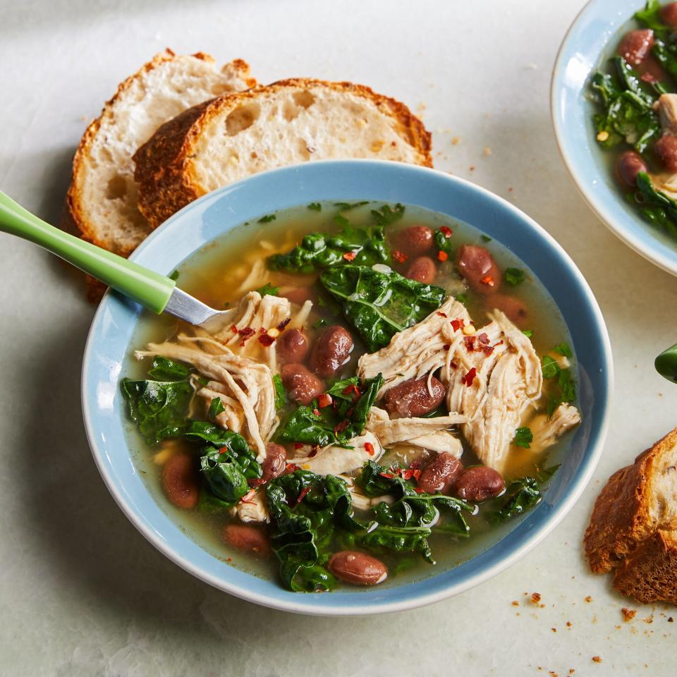 Smoky Pinto Bean &amp; Kale Stew with Chicken