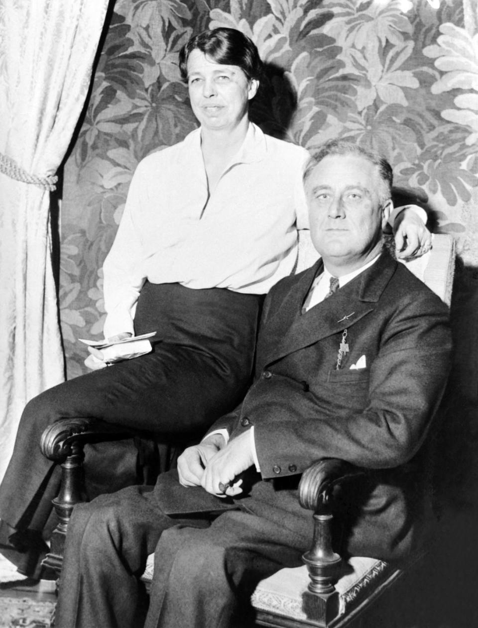 1933: Eleanor Roosevelt and Franklin Delano Roosevelt