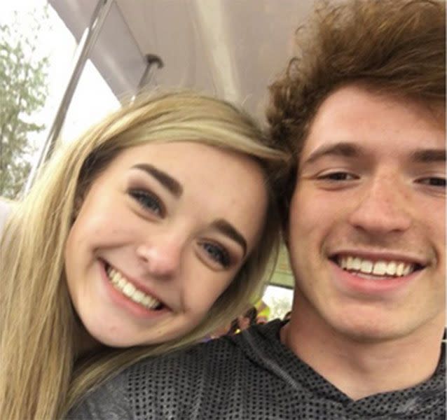 Hours before he was arrested for Emma Walker's murder, William Riley professed his love for the murdered cheerleader on Twitter. Picture: Twitter