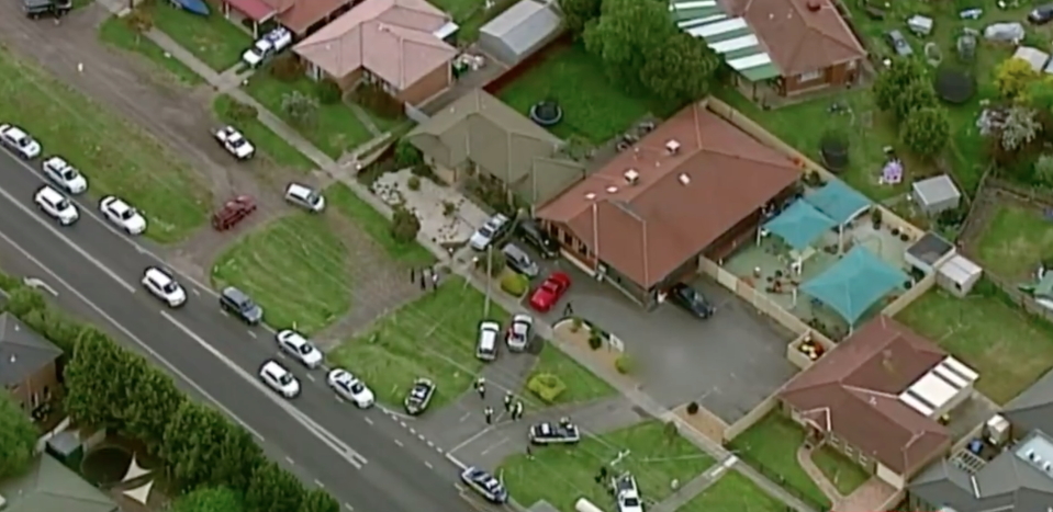 Three-year-old Charlotte was killed when a car rolled back and struck her, outside a daycare centre on Monday. Source: Nine News.