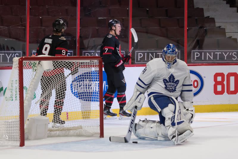 NHL: Toronto Maple Leafs at Ottawa Senators