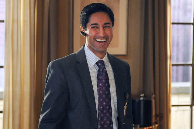 <p>Ali Goldstein/NBCU Photo Bank/NBCUniversal via Getty</p> Maulik Pancholy in "30 Rock."