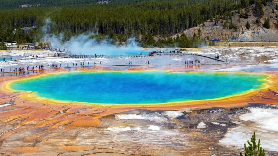 Los manantiales termales de Yellowstone