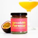 <p>Spreadable Pornstar sounds interesting, I know. But this stuff has award-winning vodka passionfruit preserve so I wouldn't mind giving it a go. Stir it into cocktails, bake it in the oven or spread it on a bagel. Do whatever your heart desires. </p><p><a class="link " href="https://go.redirectingat.com?id=127X1599956&url=https%3A%2F%2Fwww.firebox.com%2FSpreadable-Pornstar-Martini%2Fp8793%3Fvia%3Drelated-products&sref=https%3A%2F%2Fwww.delish.com%2Fuk%2Fcocktails-drinks%2Fg29855274%2Falcoholic-gift-guide%2F" rel="nofollow noopener" target="_blank" data-ylk="slk:BUY NOW;elm:context_link;itc:0;sec:content-canvas">BUY NOW</a> <strong>£9.99, Firebox </strong></p>