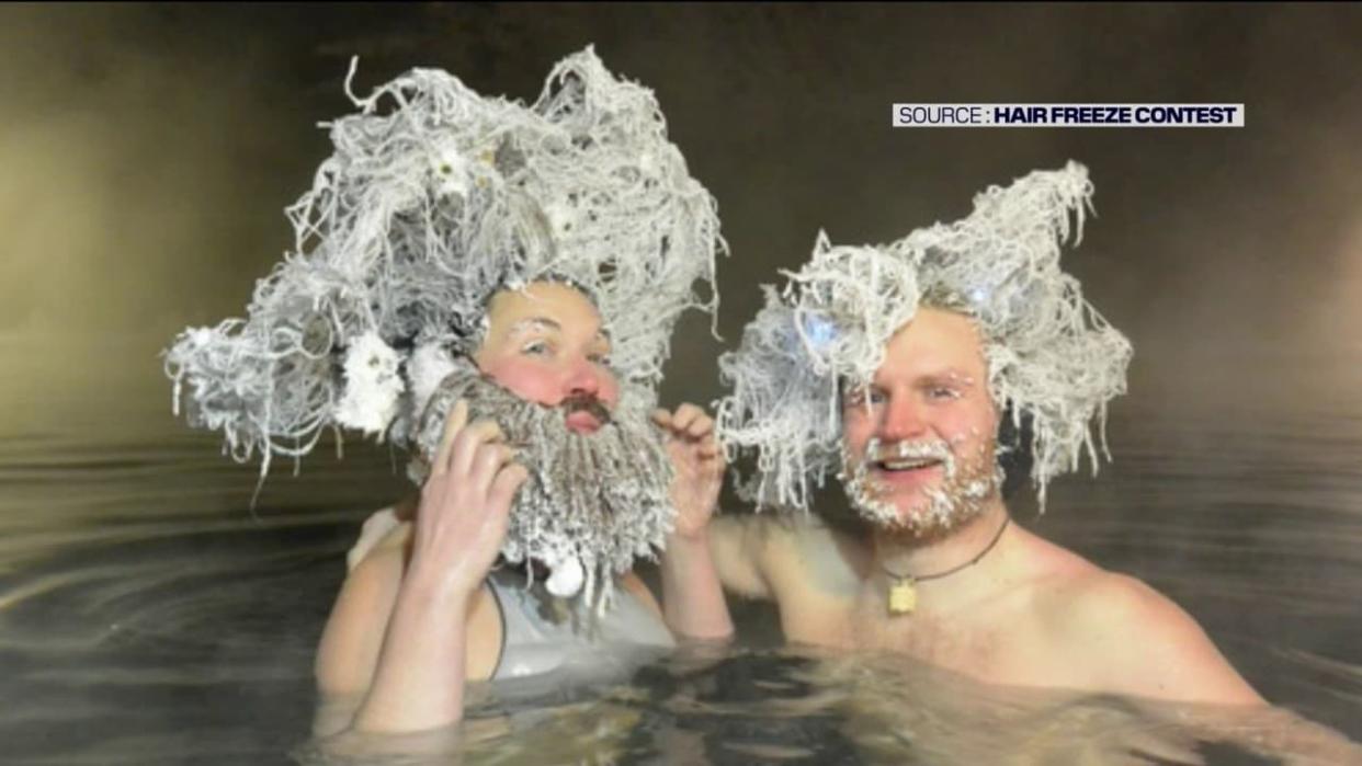 Les gagnants du prix du public de l'édition 2020 - Hair freezing contest