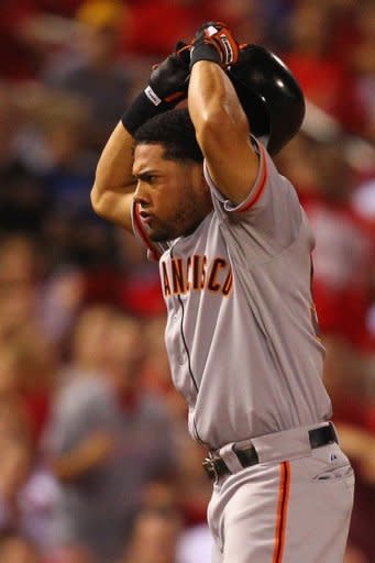 El caso más sonado del béisbol fue el del toletero de los Gigantes de San Francisco, el dominicano Melky Cabrera, suspendido 50 juegos por dopaje y descalificado para ganar el título de bateo de la Liga Nacional. (AFP/GETTY IMAGES | Dilip Vishwanat)