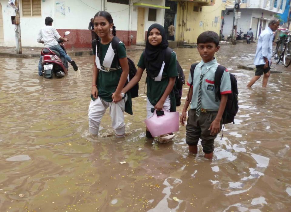 Photos: heavy rain havoc in Andhra Pradesh