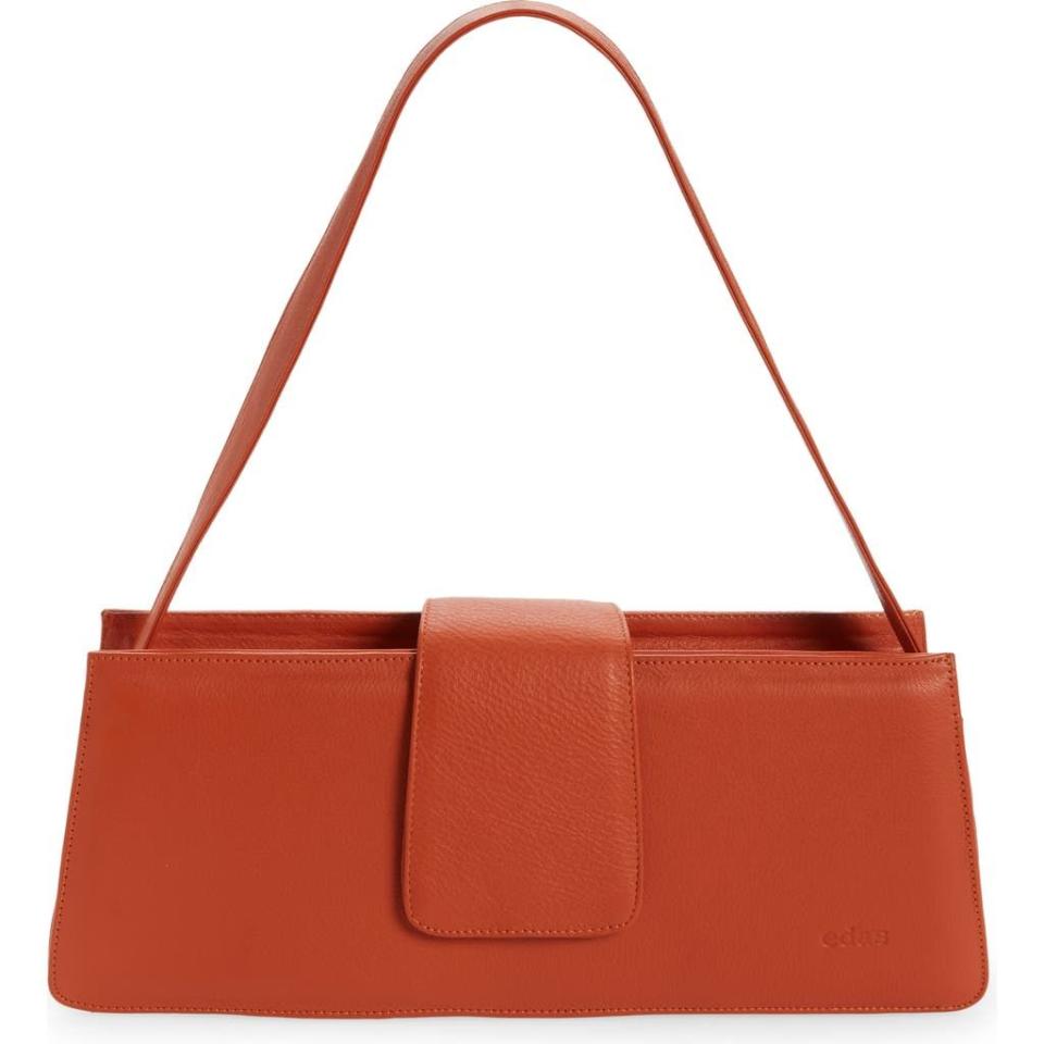 20) EDAS Maria Leather Baguette Bag