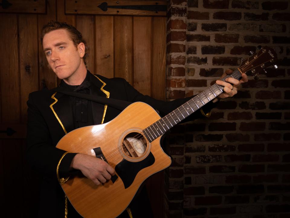 Matt Cusack plays young Johnny Cash in Florida Rep's Johnny Cash musical, "Ring of Fire."