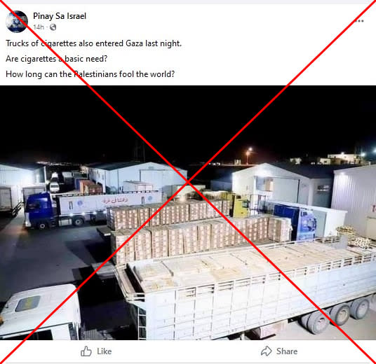 <span>Screenshot of the false Facebook post, captured on April 20, 2024</span>