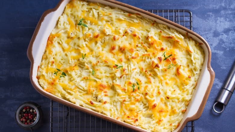 Potato casserole dish