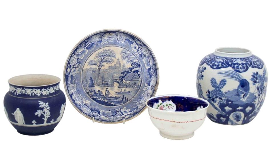 The Chinese ginger jar (far right) will be sold as part of Hanson Holloway’s Banbury Fine Art and Antiques auction on Feb. 3. Hanson Hollowayâs / SWNS