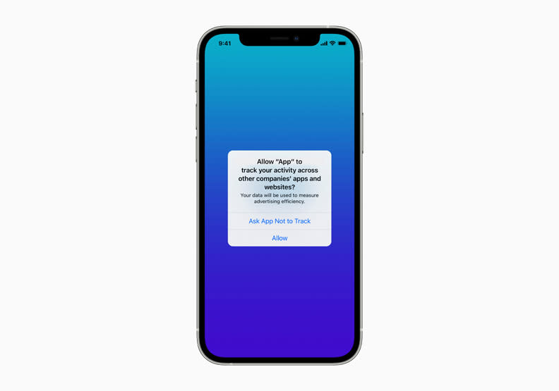 iOS 14.5更新時推出「App追蹤透明度」功能。蘋果提供