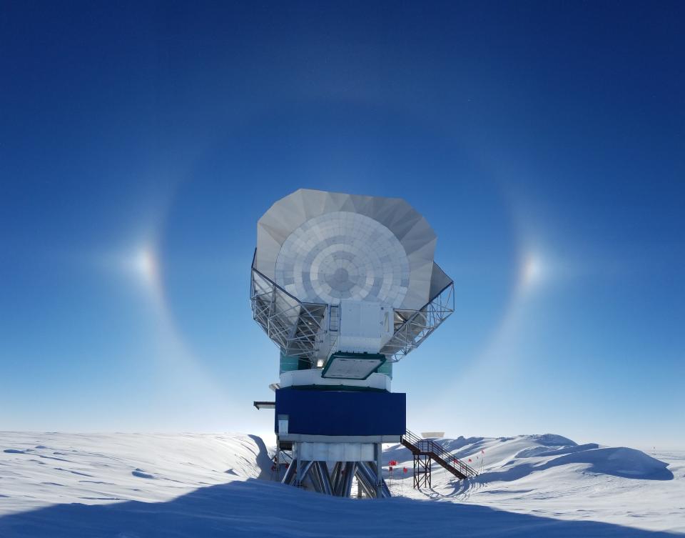 UA’s South Pole Telescope in Antarctica was at the most extreme location of the eight telescopes in the Event Horizon Telescope Array.