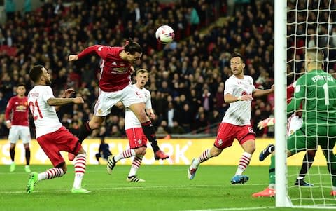 Manchester United were 3-2 winners over Southampton in last season's League Cup final - Credit: Getty Images