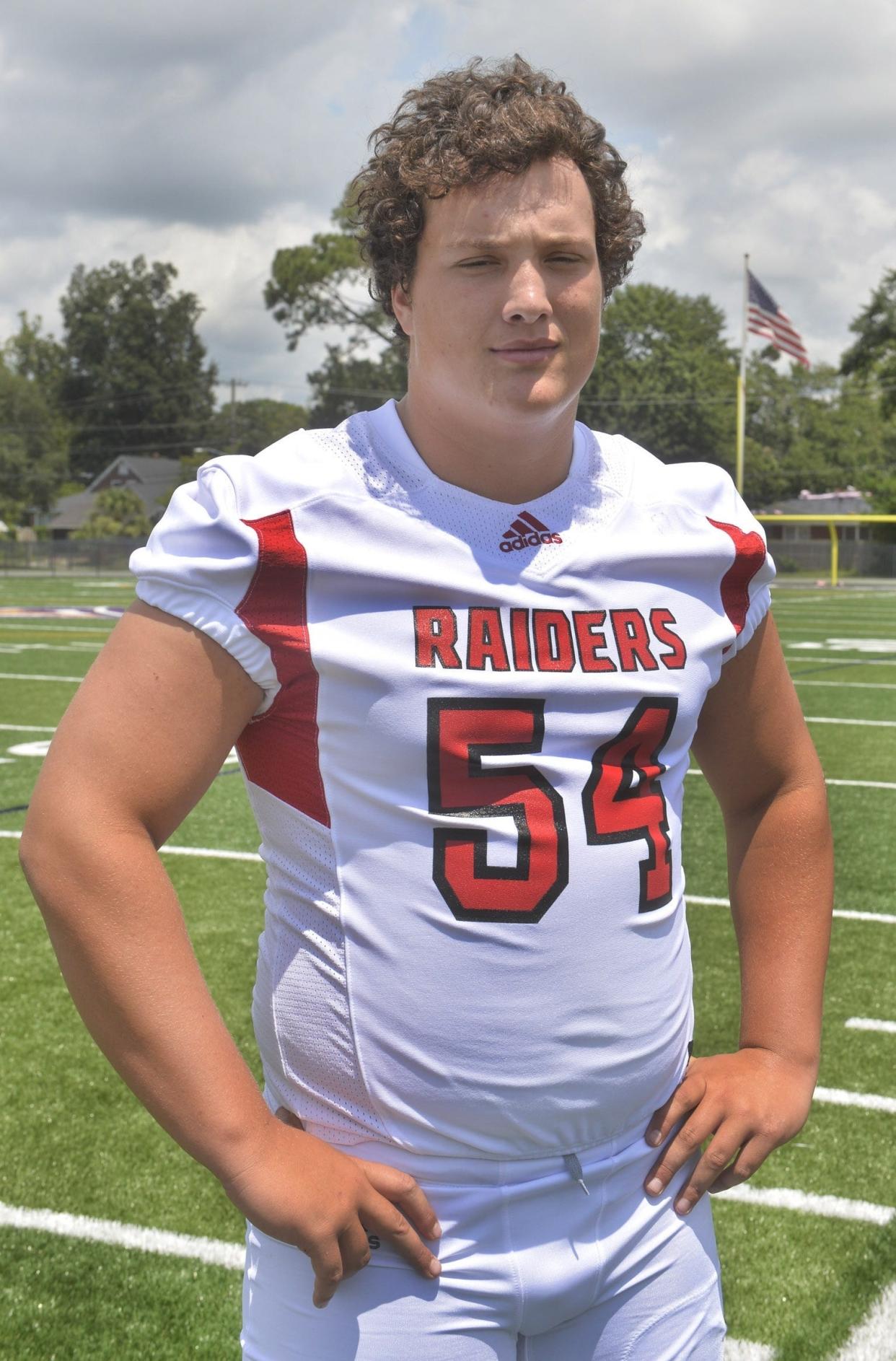 Dylan McMahon, pictured as a senior at Savannah Christian, went on to star at North Carolina State. He was picked in the sixth round of the NFL Draft by the Philadelphia Eagles on April 27, 2024.