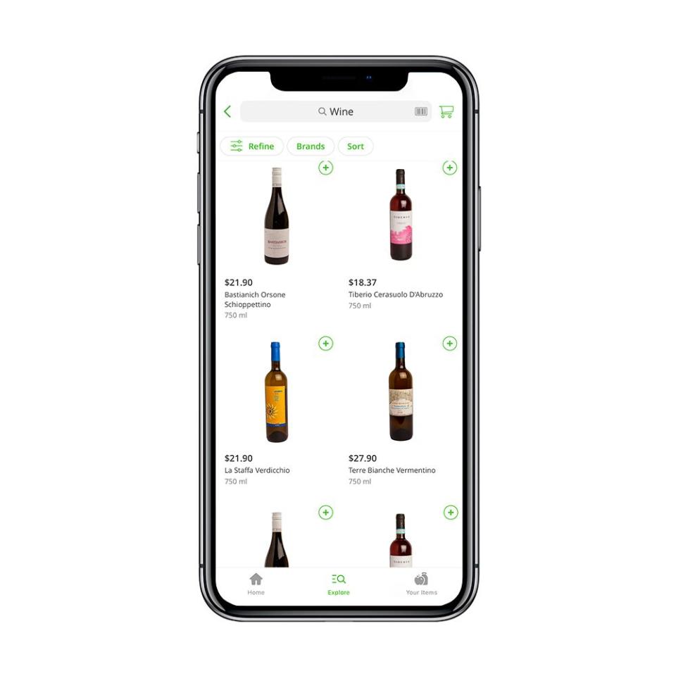 5) Instacart Grocery and Alcohol Delivery App