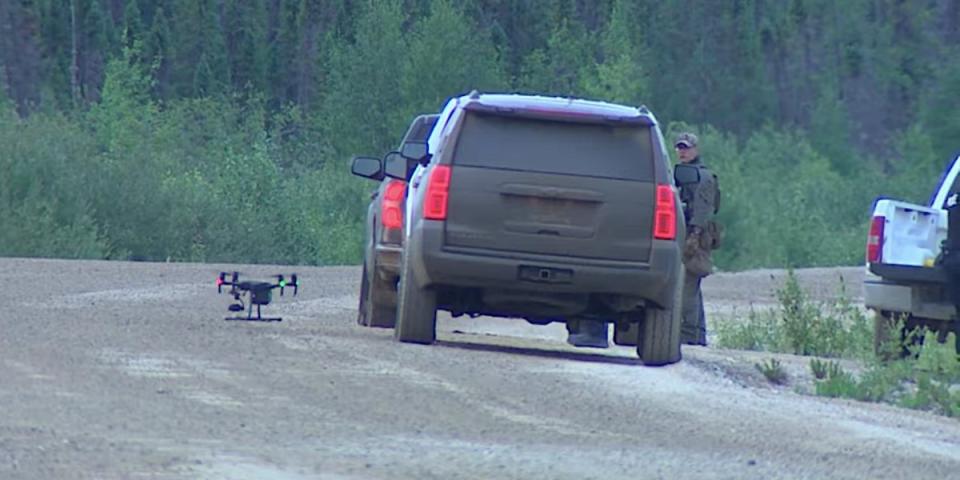 canada gillam manhunt drone