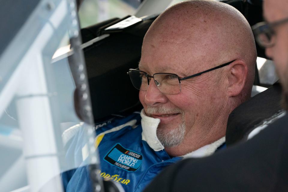 FILE - NASCAR Camping World Truck Series driver Todd Bodine achieved his 800th start on Saturday at Pocono Raceway.