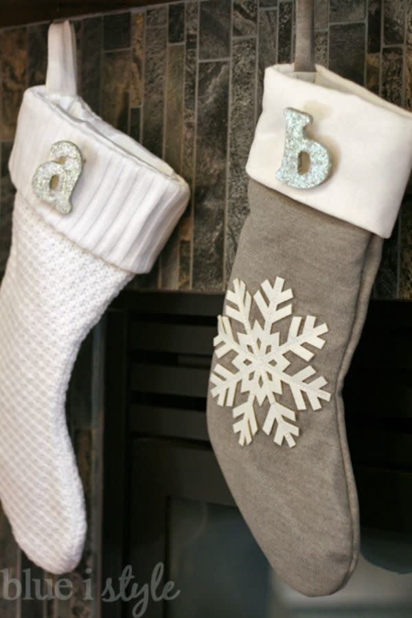 Monogram Pin Stockings