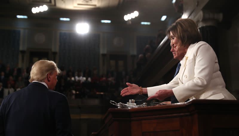 U.S. President Trump delivers State of the Union address at the U.S. Capitol in Washington