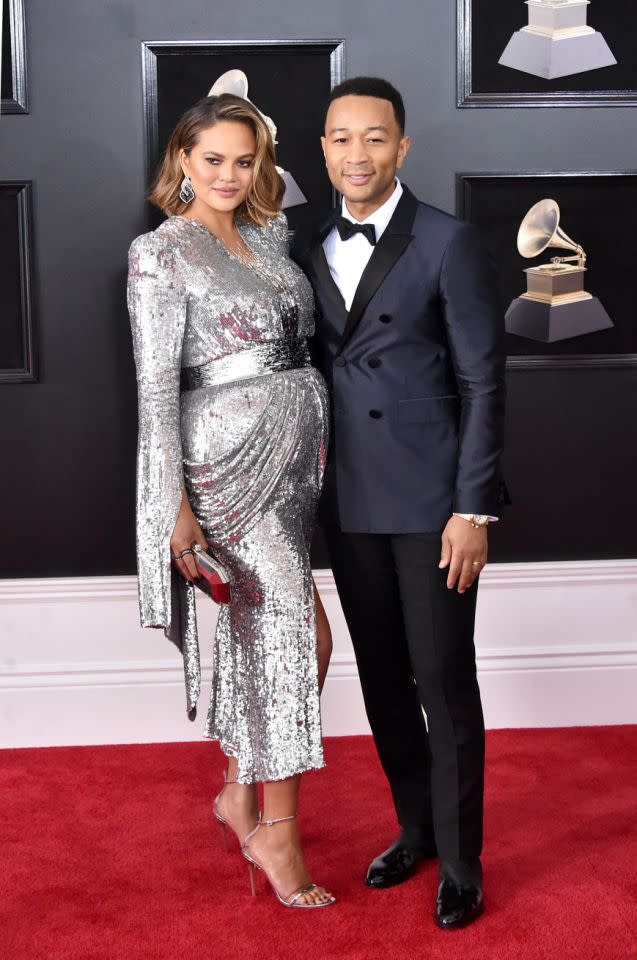 <p>Das Duo bei der 60. Grammyverleihung im Madison Square Garden im Januar 2018 – wie immer makellos. [Bild: Getty] </p>