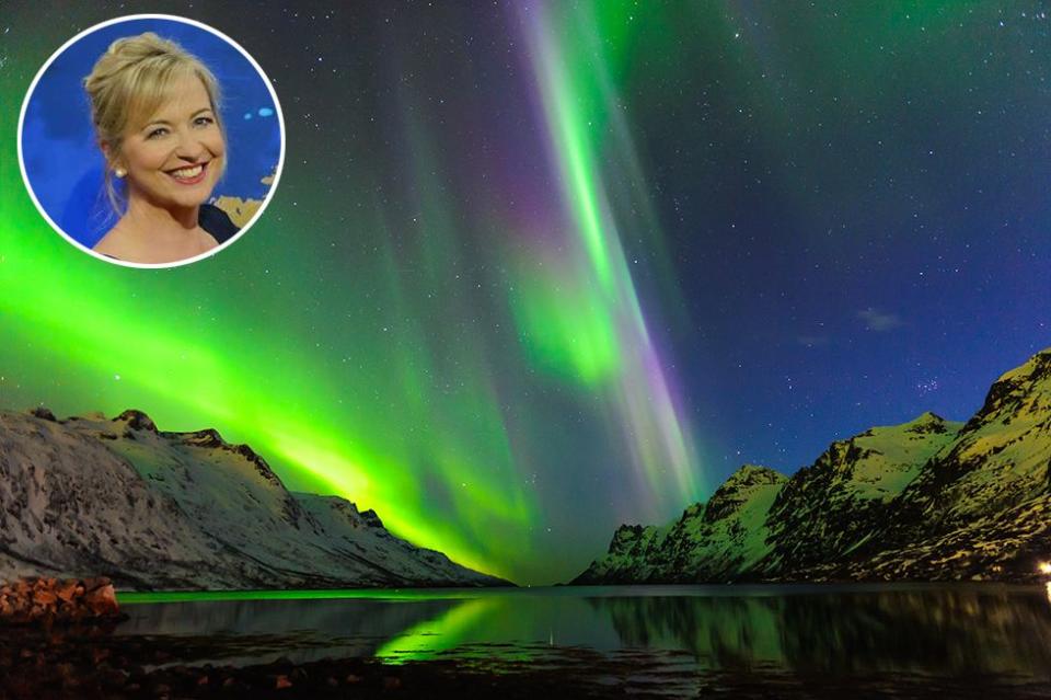 8) Chase the Northern Lights in Norway with Carol Kirkwood