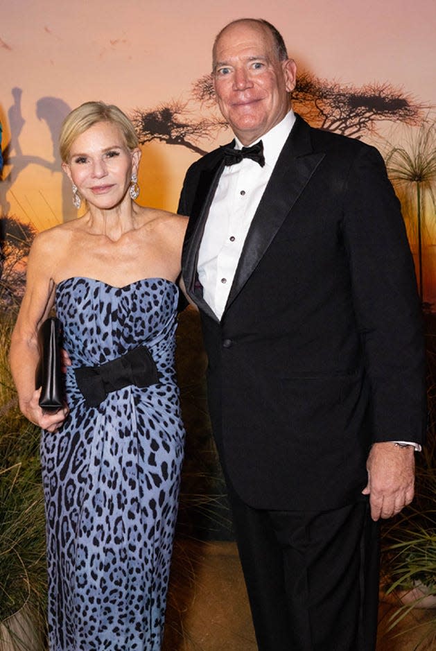 Caroline and Thompson Dean at the Palm Beach Zoo and Conservation Society Gala at the Palm Beach Zoo on Jan. 27 in West Palm Beach.