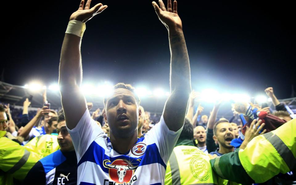 Liam Moore of Reading celebrates victory after the Sky Bet Championship Play Off Second Leg match between Reading and Fulham - Credit: Getty Images