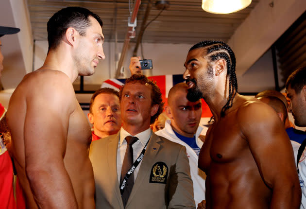 Wladimir Klitschko beat Britain’s David Haye in their bitter world title fight (Getty Images)