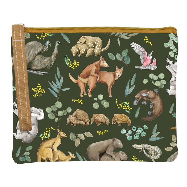 Myer La la Land Wild Fur You Coin Purse X-rated animals having sex pattern