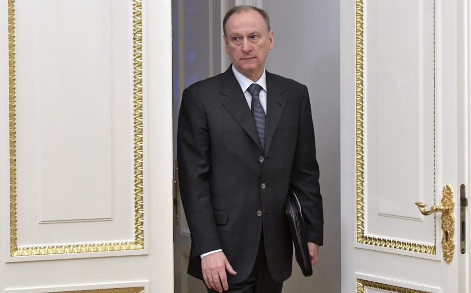 Nikolai Patrushev is known for spinning conspiracy theories that reportedly fed into Vladimir Putin’s thinking - Alexei Nikolsky/Getty Images