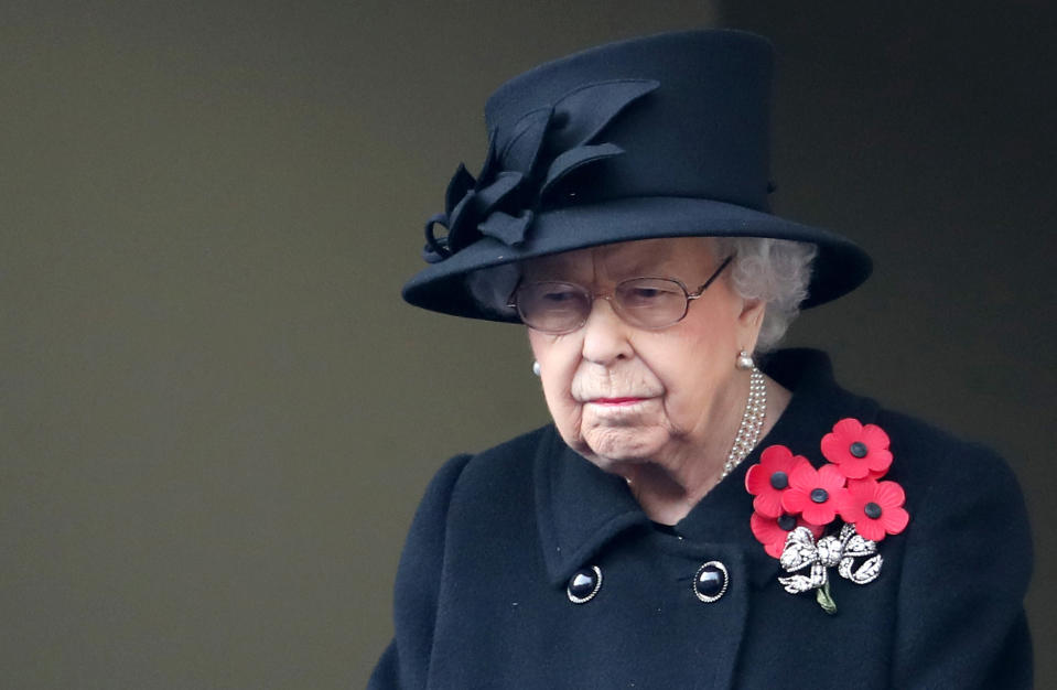 The Queen at the National Service of Remembrance 