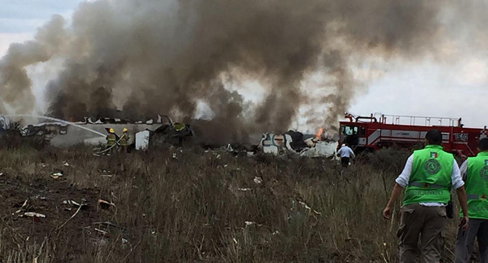 Fotos: Así fue el accidente de Aeroméxico en Durango