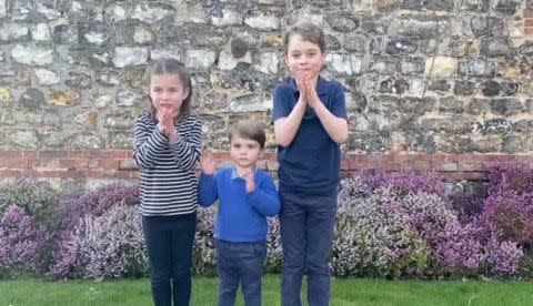 <p>The Cambridge kids took part in the "Clap for our Carers" campaign, a nationwide initiative to show thanks and appreciation for NHS workers during this unprecedented time. Here, they are giving medical professionals a round of applause. <a href="https://www.townandcountrymag.com/society/tradition/a31945537/prince-george-princess-charlotte-prince-nhs-coronavirus-clapping-video/" rel="nofollow noopener" target="_blank" data-ylk="slk:Watch a video of this sweet moment here.;elm:context_link;itc:0;sec:content-canvas" class="link ">Watch a video of this sweet moment here.</a></p>