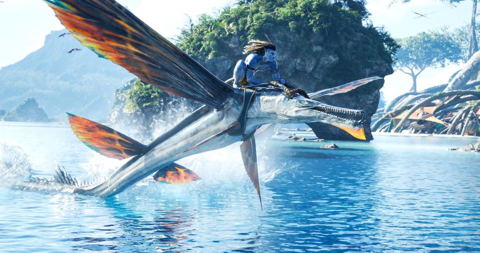 A scene from 'Avatar: The Way of Water'