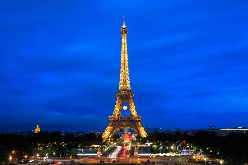 The Eiffel Tower in Paris