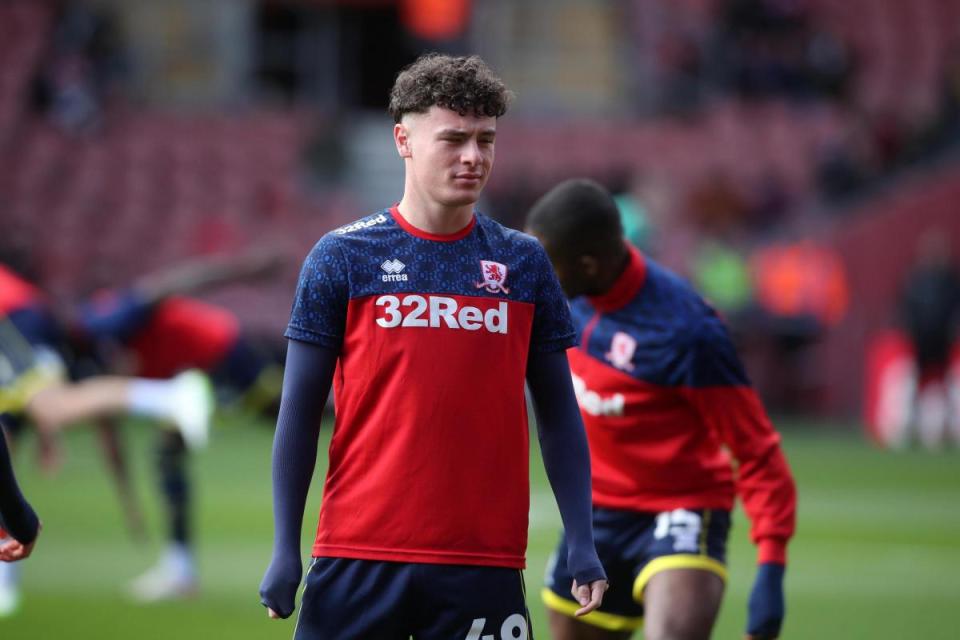 Law McCabe is one of the Middlesbrough youngsters who has been involved in the first team in recent months <i>(Image: PA)</i>