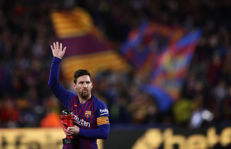 Lionel Messi con la camiseta de Barcelona, un recuerdo; la imagen que ya les duele a los hinchas catalanes