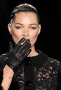 It might have been ‘Say no to smoking day’ elsewhere in the world, but not according to Kate Moss, who appeared on the YSL A/W 2011 runway with a cigarette in hand. While the crowd at the show "loved the stunt", others weren't impressed with Moss's behaviour given that she ignored French law, which bans smoking in public buildings.