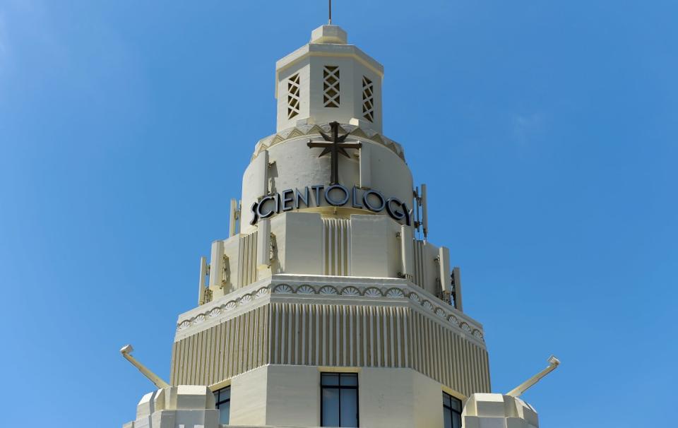 <div class="inline-image__caption"><p>Church of Scientology in South Los Angeles, California.</p></div> <div class="inline-image__credit">Kevork Djansezian/Getty</div>