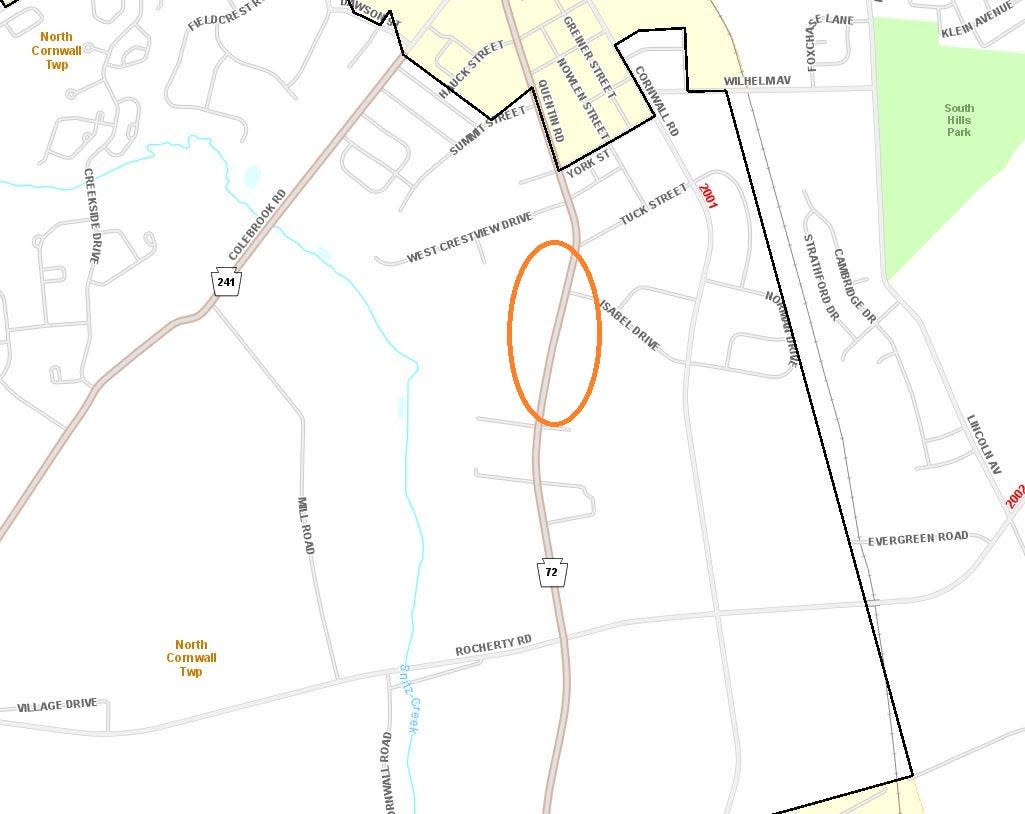 The Pennsylvania Department of Transportation will start a traffic signal project in mid-May at the intersection of Route 72 and Isabel Drive in North Cornwall Township.