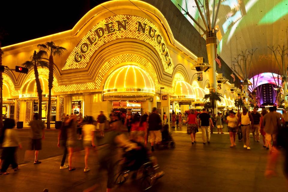 The Golden Nugget opened in 1946, and stands as one of the city’s oldest hotels (Getty Images)