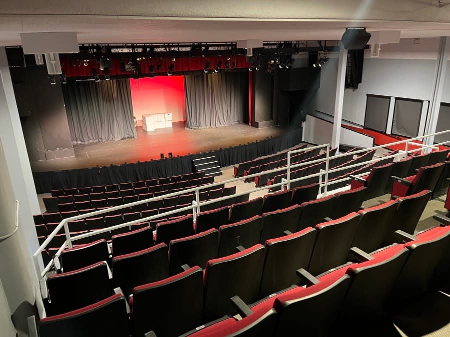 The interior of Davenport Junior Theatre, which was renovated in 2017 including all new seats.