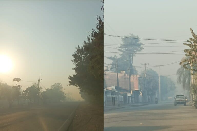 Las imágenes de la zona afectada por los incendios