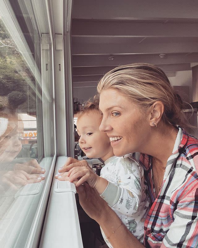 <p>A favorite pastime for the two includes waiting by the window for trash trucks to come.</p>