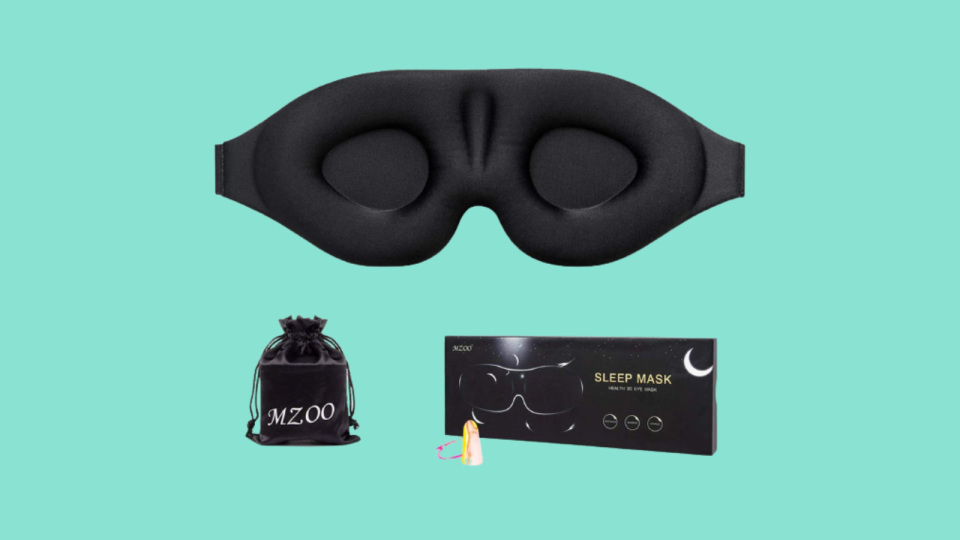 A sleep mask allows you to get proper rest no matter what time of day it is.