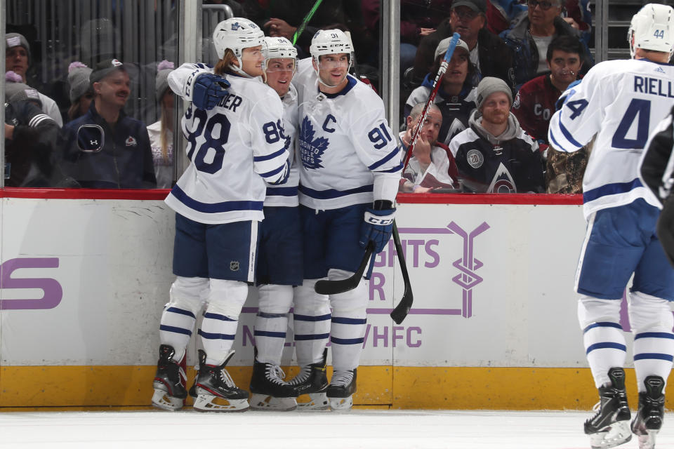 The Leafs put together an impressive showing against the Colorado Avalanche for a second straight win. (Photo by Michael Martin/NHLI via Getty Images)